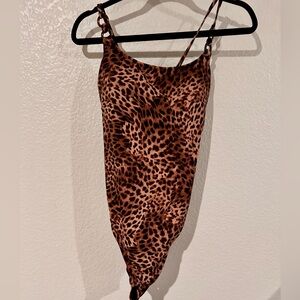 Animal print swimsuit